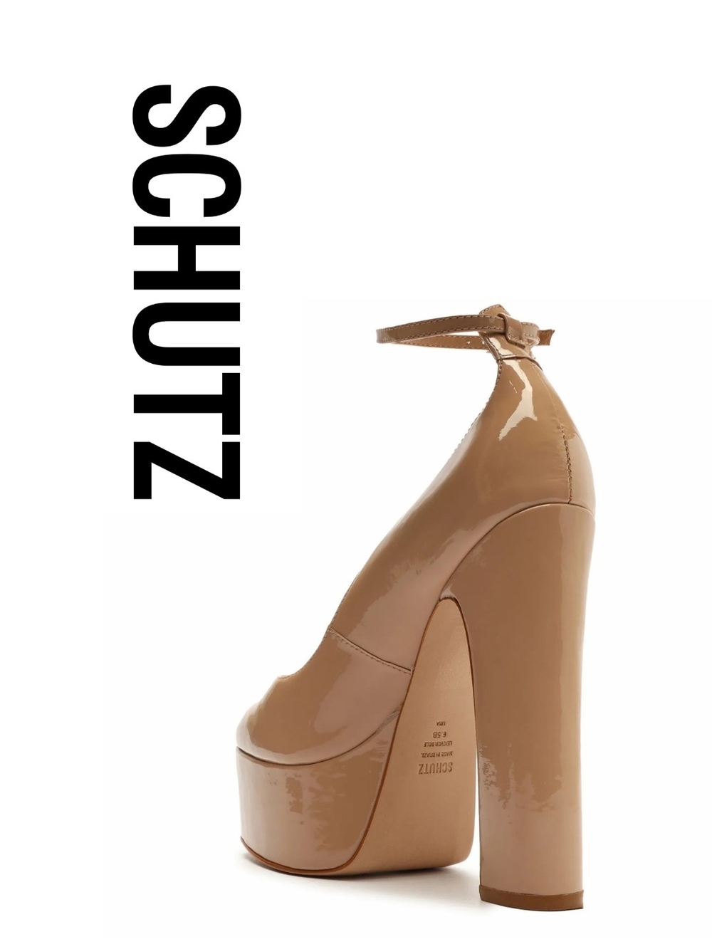 SCHUTZ - Renee Platforms True Nude 7.5 M - Picture 3 of 4